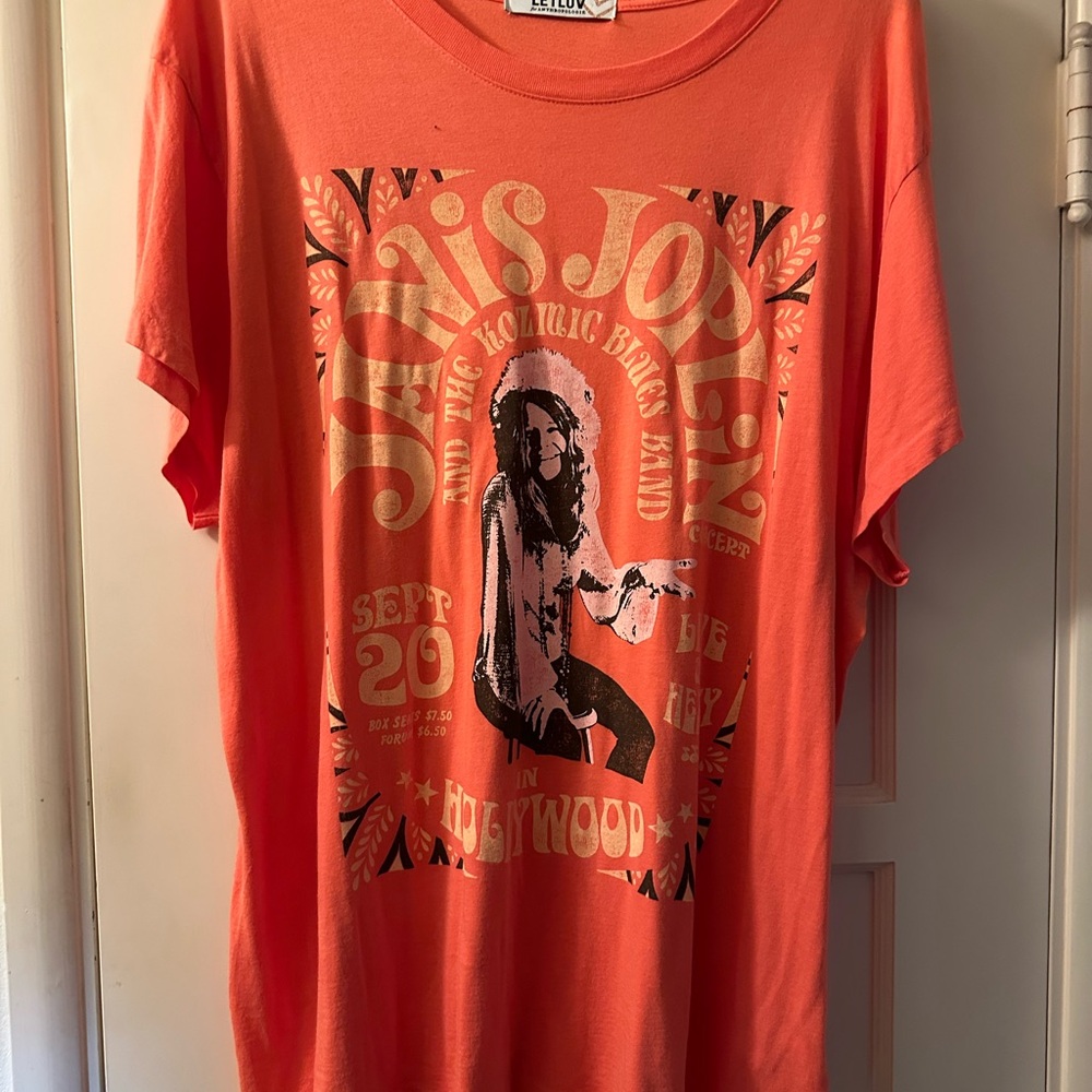 Orange Graphic T-Shirt